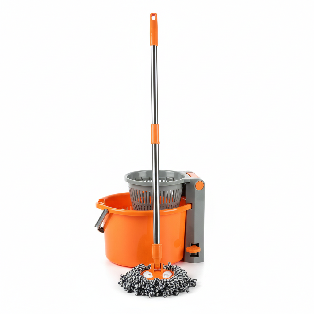 Mop rotativ cu găleată și stoarcere